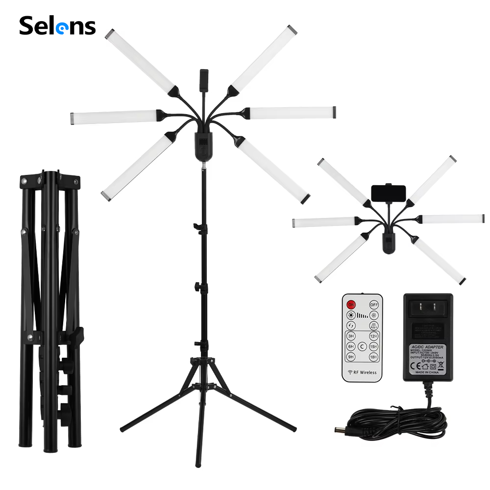 Led Strip Selfie - Lampu LED Selens 2/4/6 Arms, Lampu
