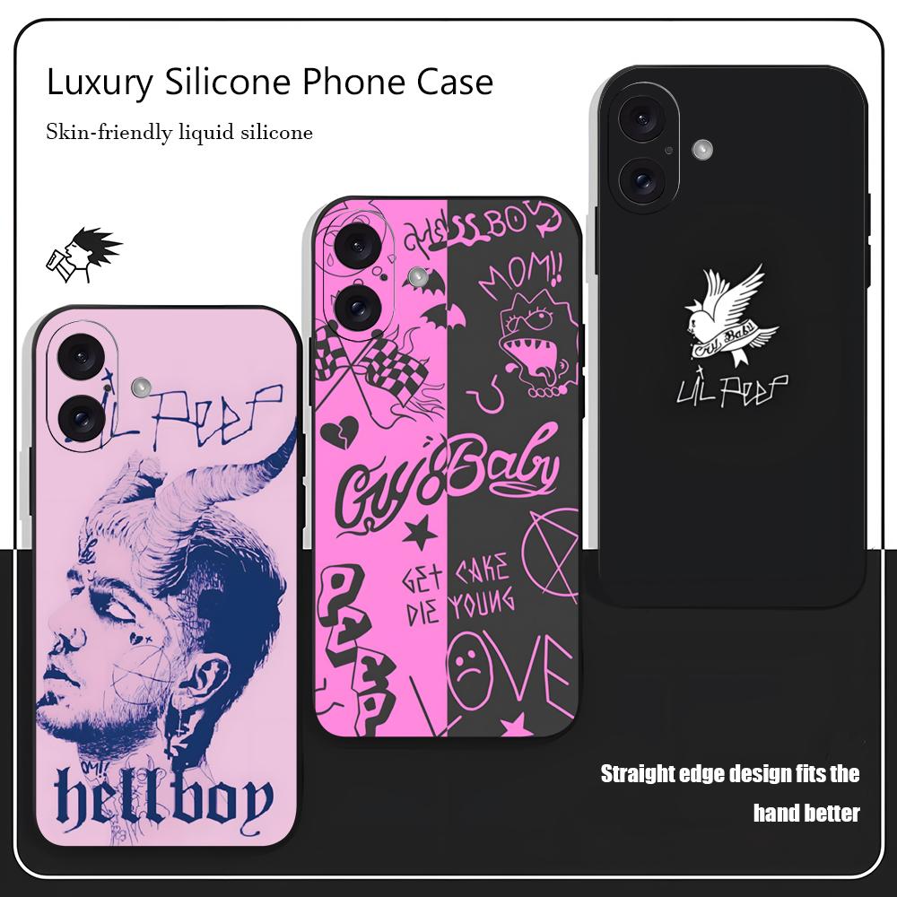 X Phone Accessories - Casing HP L-Lil Peep Bintang Terkenal