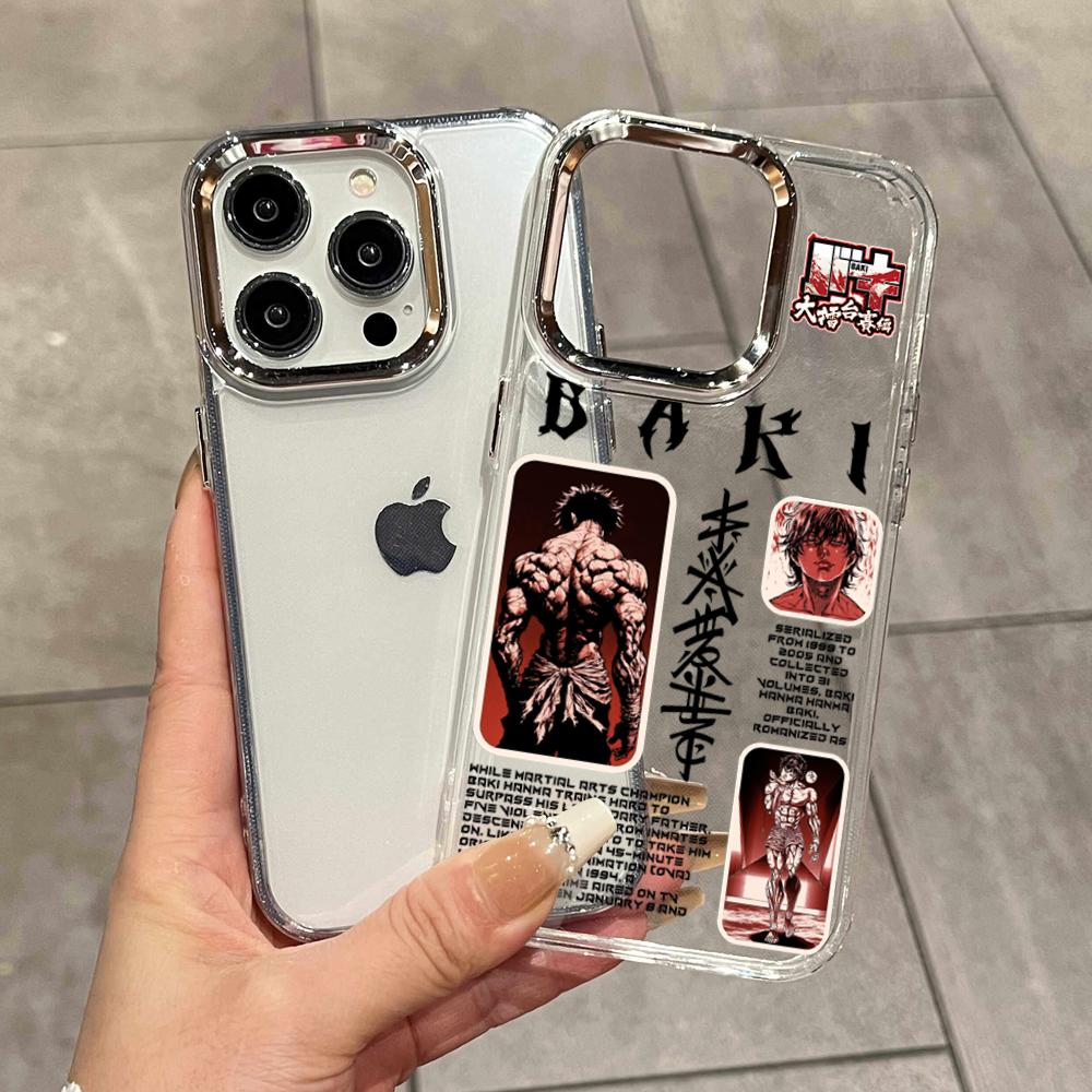 Phone Accessories Iphone - Casing Ponsel Keren B-Baki HanmaS untuk