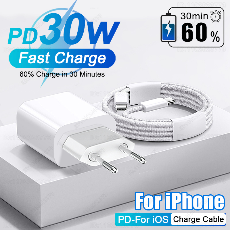 Phone Accessories Online - PD 30W Pengisi Daya Cepat untuk