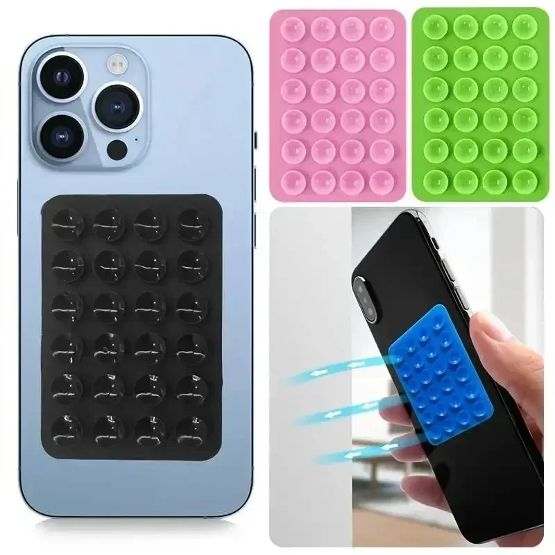 Phone Accessories Iphone - Penyangga Ponsel Perekat Silikon Anti Selip,