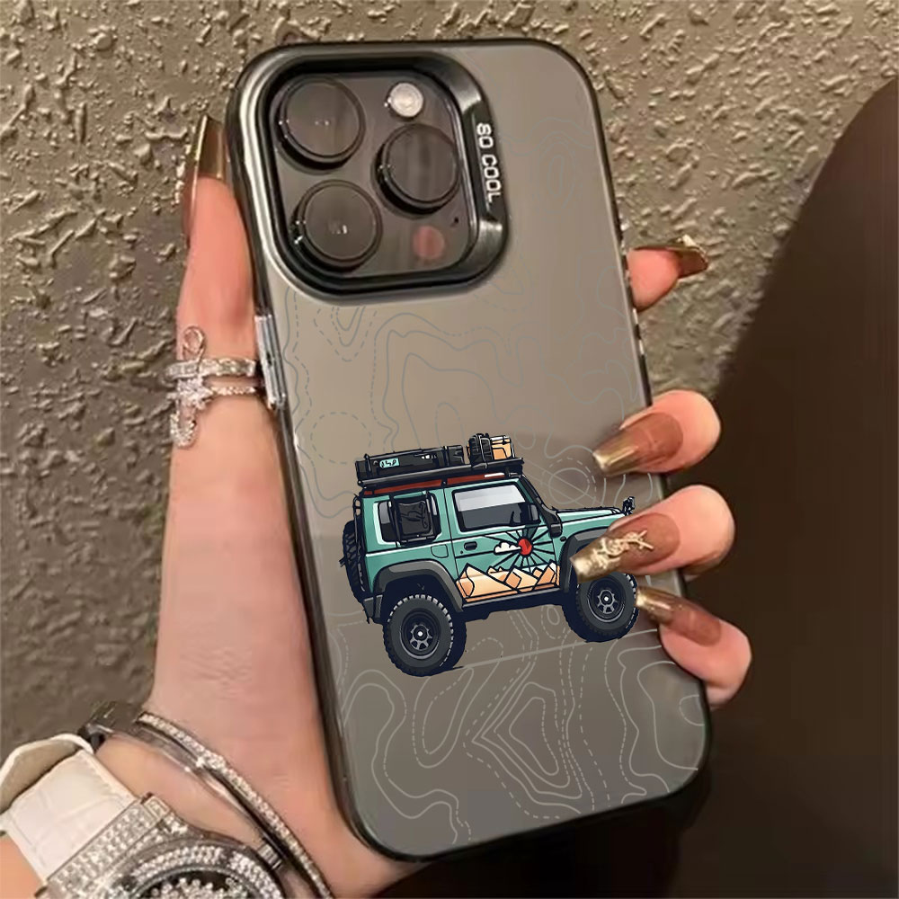 X Phone Accessories - Casing HP Motif Mobil Sederhana Untuk