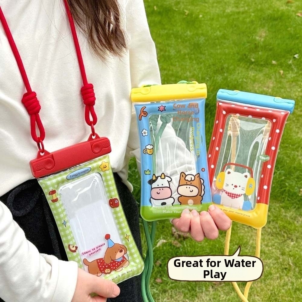 Tas Leher Transparan Bermotif  - Waterproof Phone Bag ulasan dan harga