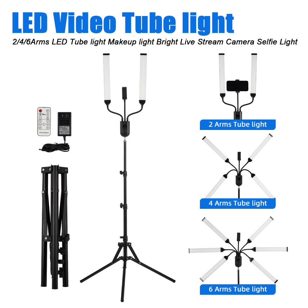Lampu LED Selens 2/4/6 Arms, L - Led Strip Selfie ulasan dan harga