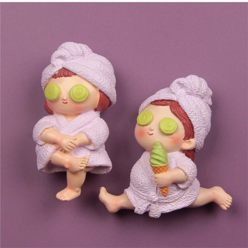 Memakai gaun malam Gadis Resin - Phone Accessories For Old People ulasan dan harga