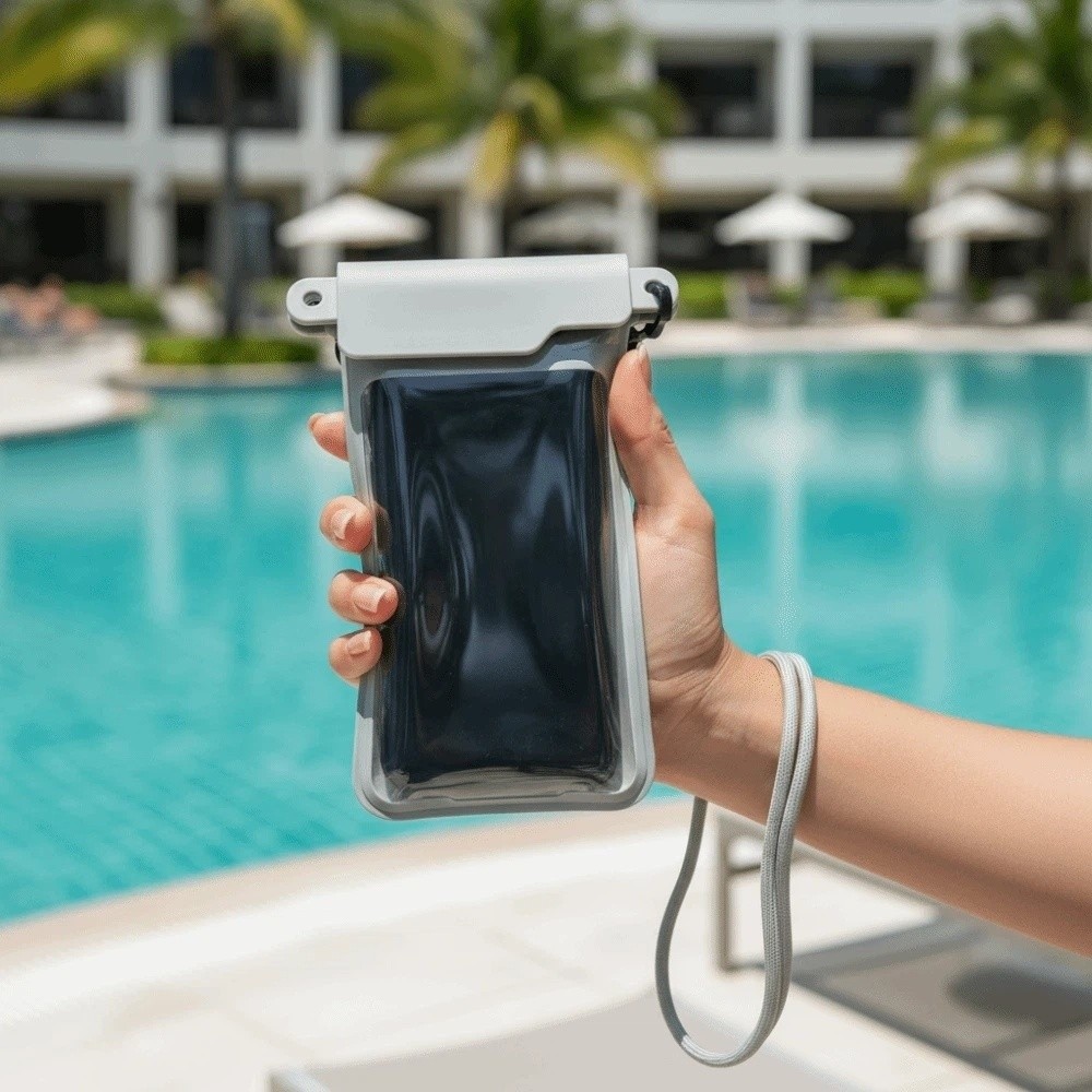Tas Ponsel Tahan Air dengan Ta - Waterproof Phone Bag ulasan dan harga