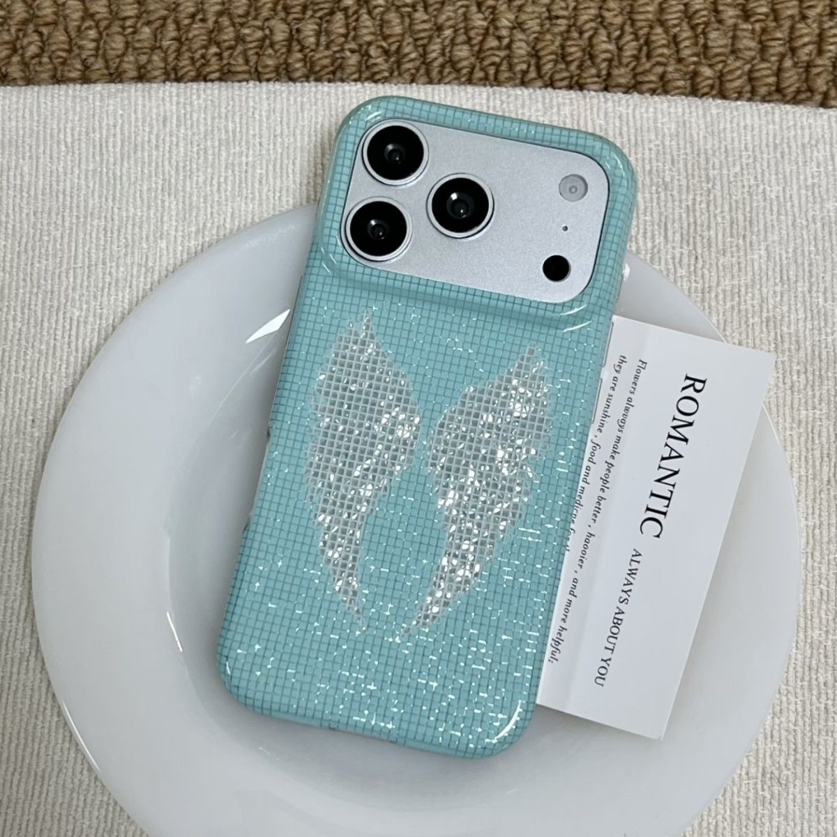 Casing Ponsel Korea Warna Mint - Phone Accessories Iphone ulasan dan harga