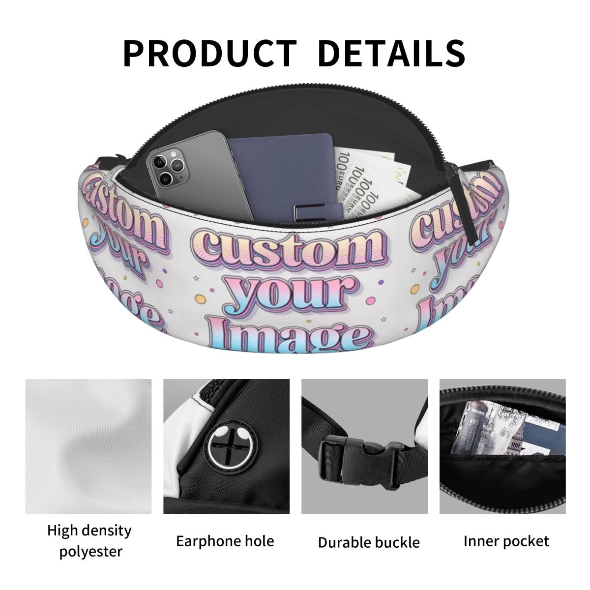 Tas Pinggang Gambar Kustom Log - Phone Accessories Images ulasan dan harga