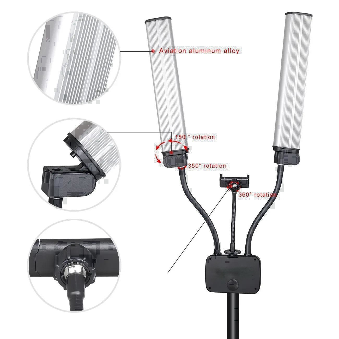 Lampu Ring pengisi lengan gand - Led Strip Selfie ulasan dan harga