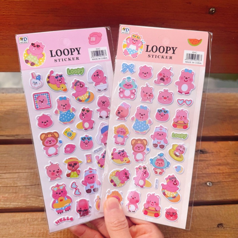 Stiker Busa 3D Lucu Loopy Anim - Phone Accessories Pouch ulasan dan harga
